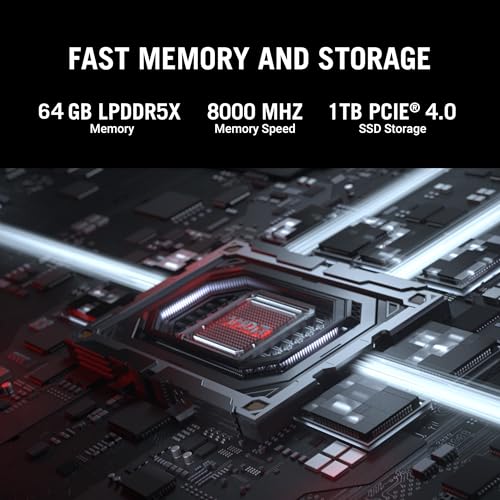 Image of ASUS ROG Flow Z13 (2025), AMD Ryzen AI MAX+ 395,AMD Radeon iGPU, 64GB /1TB, 2.5K QHD,Touchscreen, 13.4 inch, 34 cm,Windows 11, M365 Basic(1yr)* Office24, Off Black, 1.59 Kg, GZ302EA-RU193WS, Gaming Laptop