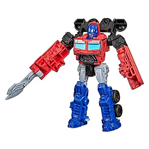 Transformers: Rise of The Beasts - Figura Beast Alliance Battle Changers de Optimus Prime de 11,4 cm - A Partir de 6 años | Ya disponible en tu tienda friki favorita! En mundofriki.es! Transformers: Rise of The Beasts - Figura Beast Alliance Battle Changers de Optimus Prime de 11,4 cm - A Partir de 6 años | Ya disponible en tu tienda friki favorita! En mundofriki.es!