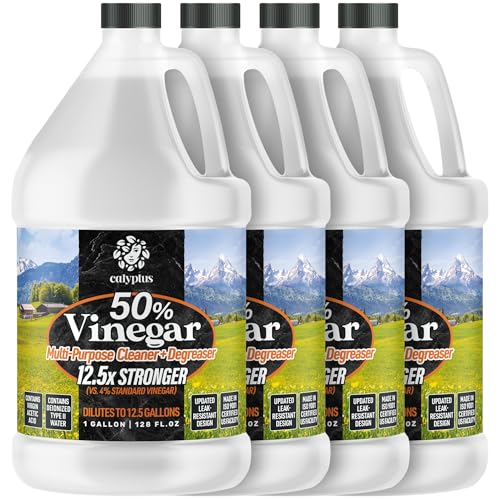 Calyptus 50% Pure Concentrated Vinegar | Maximum-Performance (12.5X) Power | Technical Grade |...