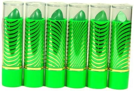 Aloe Vera Color Change Mood Lipstick Assorted Lipsticks 6 pc Green…