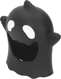 Halloween Mitten Teether, Gum Massage Safe Lovely Ergonomic Baby Mitten Teether Soft Soothe for Travel (Black)