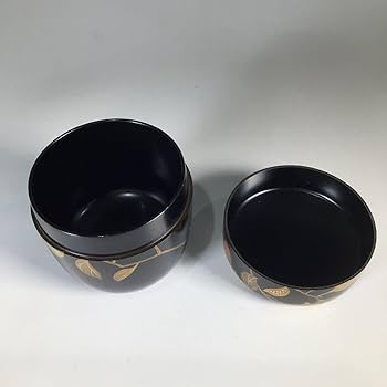 Amazon.co.jp: N727 棗 『輪島塗』『平野涛山作』『螺鈿』『椿蒔絵