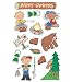 Me & My Big Ideas Mambi 4-1/2 Inch by 6 Inch Minis Stickers 3 Sheets/Package, Happy Campers