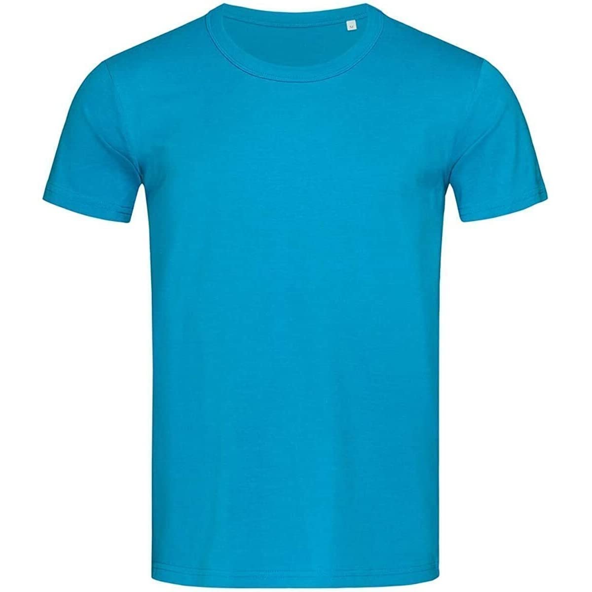 Stedman Men's Hawaii Blue Apparel Ben Crew Neck/St9000 Premium Regular Fit Classic Short Sleeve T-Shirt, X-Large