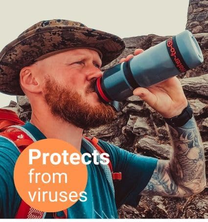 Miniatura 5 de WATER TO GO Filtros de repuesto - Paquete de 2 - Tecnología Triple Nano Filtración. Se adapta a todas las botellas de agua filtradas