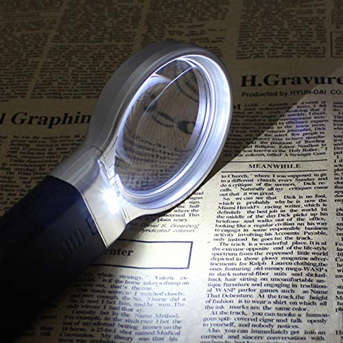 Loupe 3 fois pliable pour lire sans fatigue oculaire avec support LED - 7