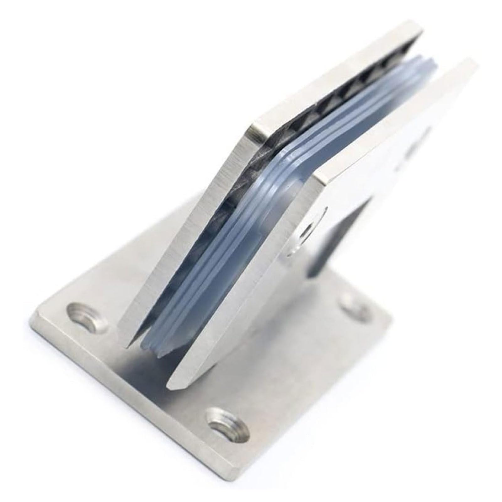 bisagra para puerta de cristal abrazadera 1 Uds. Bisagras for puerta de ducha de 90 grados, bisagras de acero inoxidable 304, bisagra for puerta de ducha de montaje en pared for el hogar, cuñas de bis
