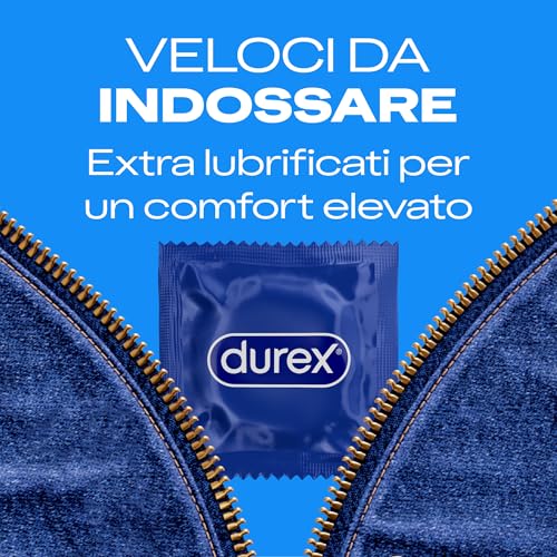 Durex Settebello Jeans, Preservativi Durex Classici, Formato Convenienza, Vestibilità Regular, 40 Profilattici - immagine 5