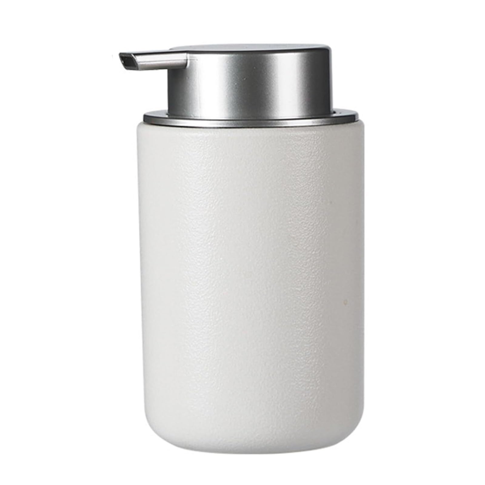 Qyleee White-C Hand Ceramic Foaming Bottles 350Ml Hand Foam With Pump For Barthroom Kitchen Dish For Bathroom(White-C)