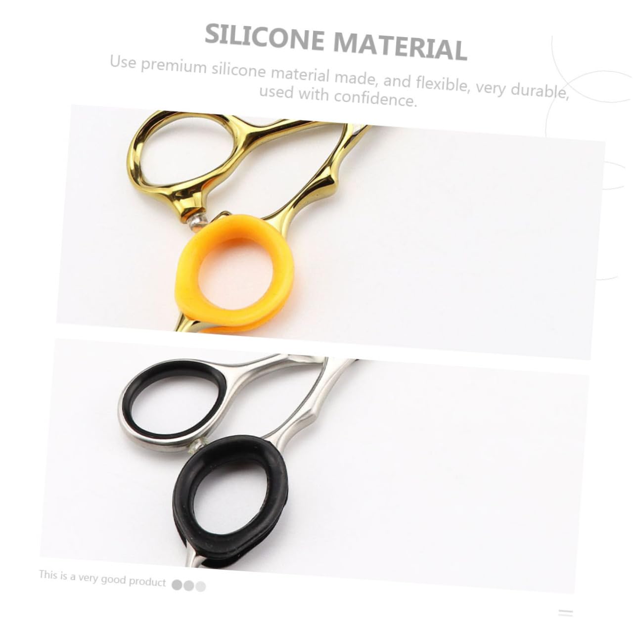 Ipetboom 10 Stück Silikon Scheren Fingerringe | Schutz Für Fellscheren & Haarscheren | Rutschfeste Ringe