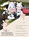 NICI Kuscheltier Kuh Cowluna 22cm - weiß - Weiches Plüschtier – niedliches Stofftier zum Kuscheln & Spielen – tolle Geschenkidee für Kinder & Erwachsene - 62251