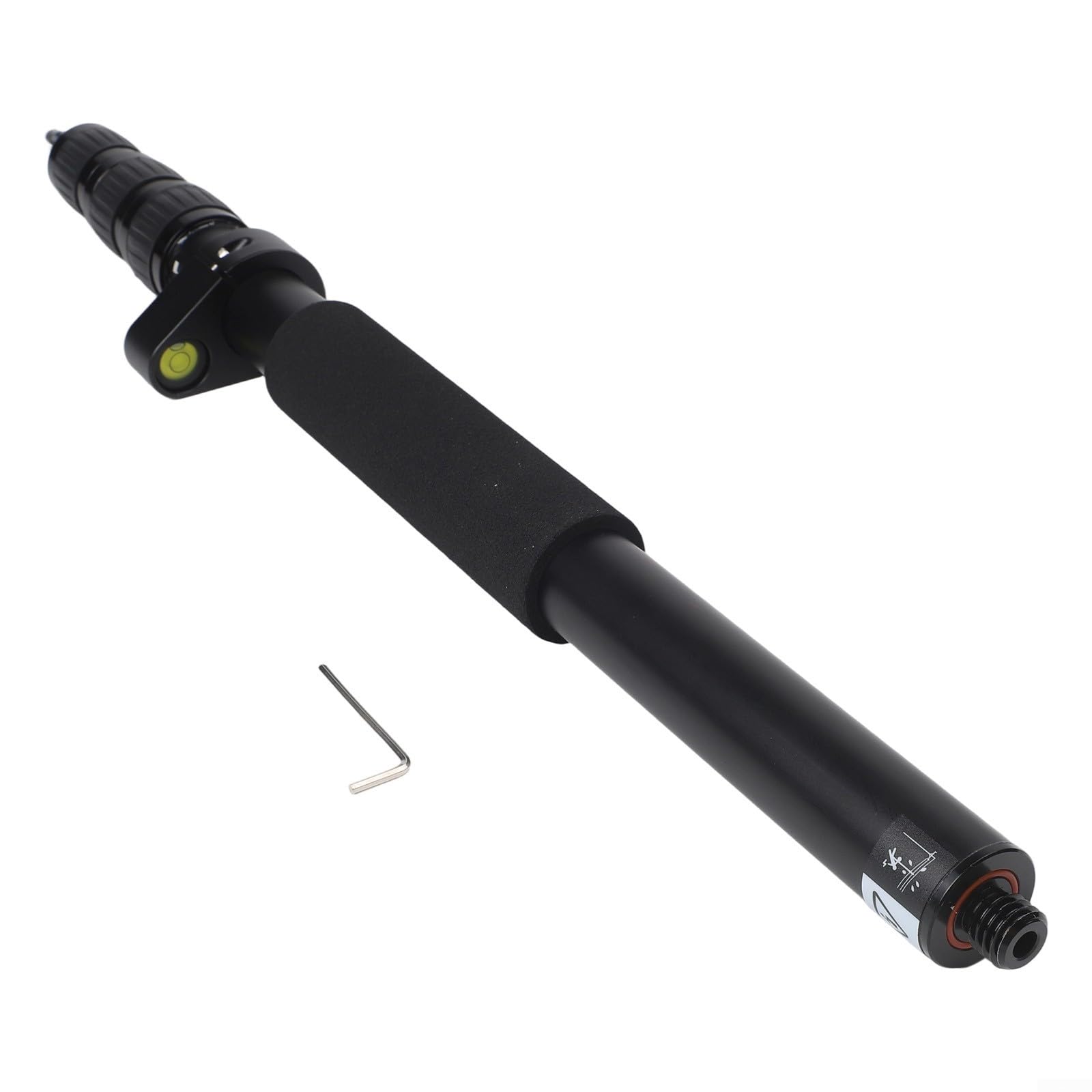 Palo di centraggio telescopico in lega di alluminio 52-150 cm per stazione totale GPS RTK, nero, diametro 21/24/27/30 mm, rilevamento portatile a 4 sezioni