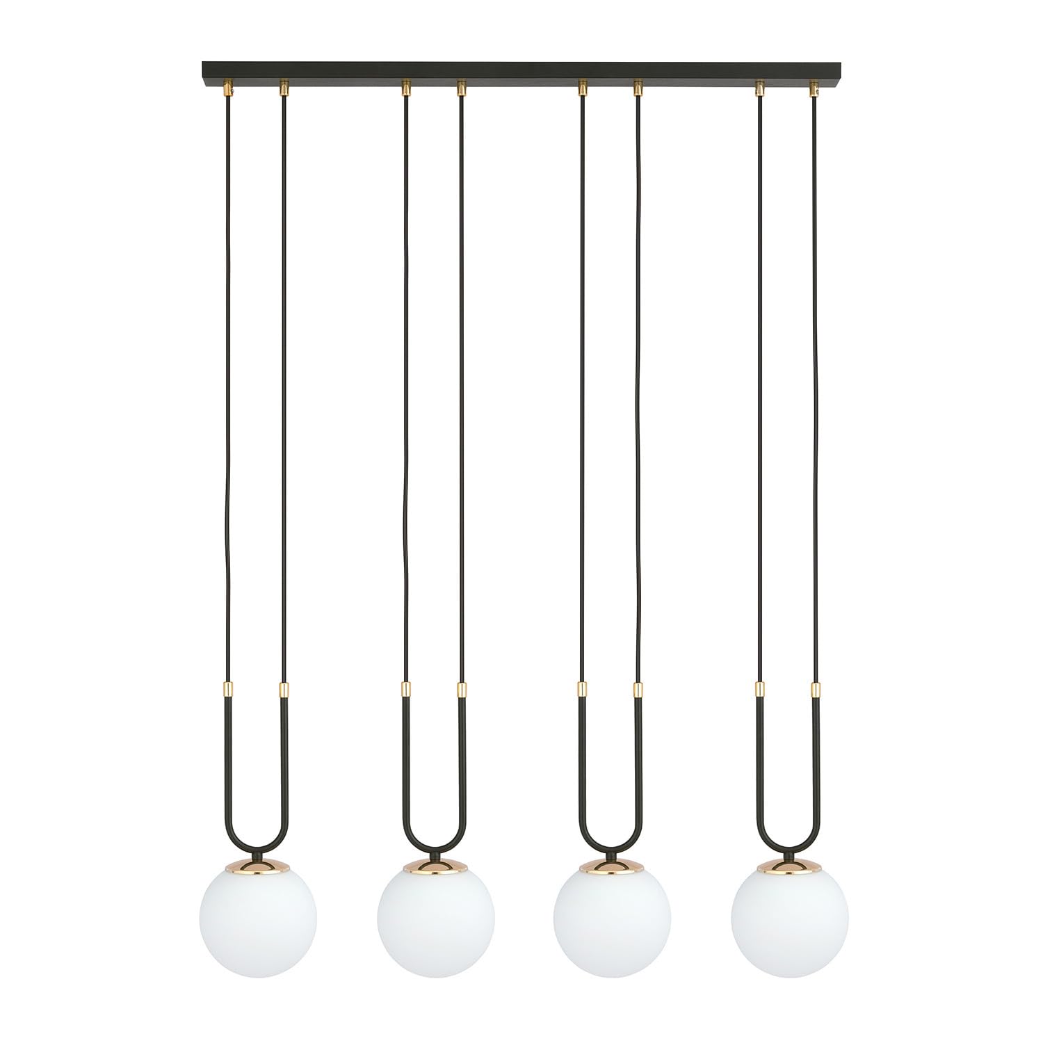 EMIBIG LIGHTING GLAM 4 BLACK/OPAL