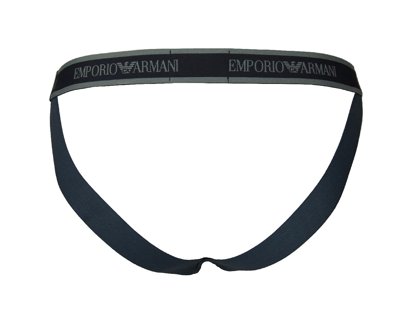 Emporio Armani Pack 2 Jockstrap Hombre Calzoncillos suspensorios Ropa Interior artículo 111932 1A717 BIPACK JOCSTRAPP, 25234 Abisso/Abisso - Abyss/Abyss, XL