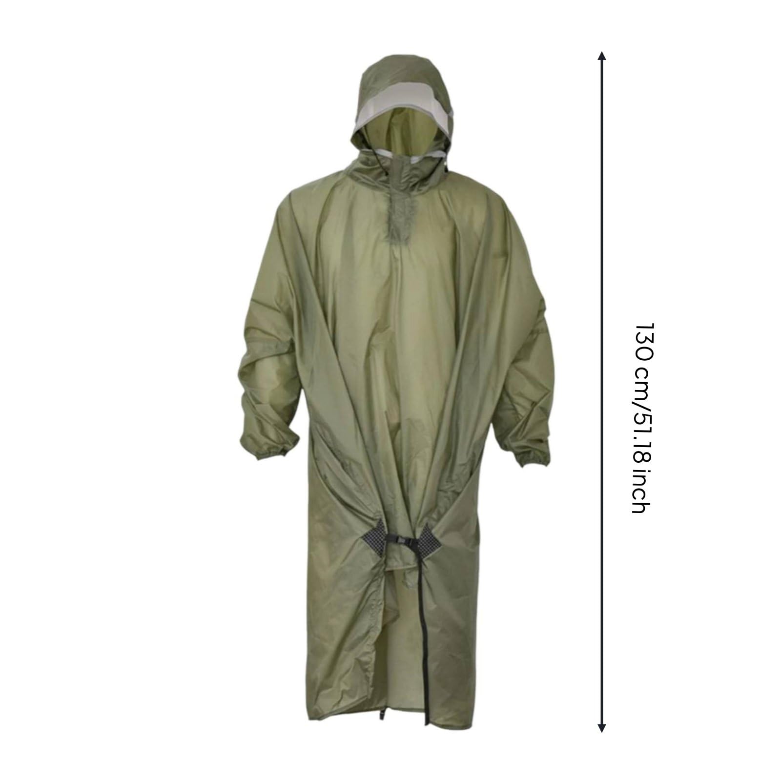 Poncho Randonnée Compact Imperméable Sac à Dos Double Usage Poncho Léger pour Randonneurs, Alpinistes, Pêche