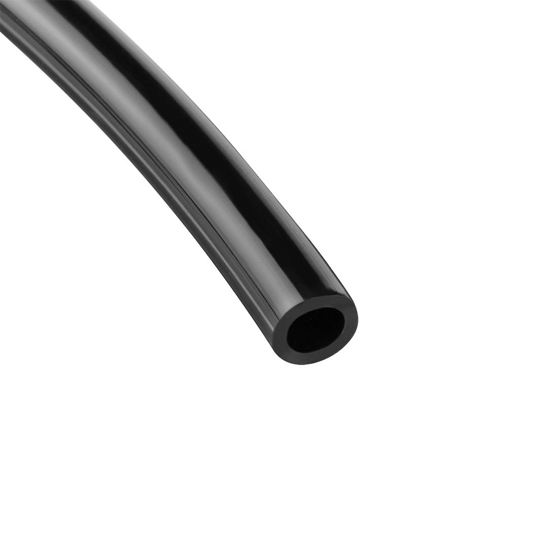 sourcing map Tubo de aire neumático, 10 mm de diámetro exterior x 6,5 mm de diámetro interior, 10 metros, tubo de compresor de aire de poliuretano de 9,8 m, color negro