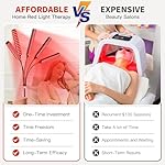 Red Light Therapy for Face Body, 5 Heads Red Infrared Light Therapy Device, 7Colors Full Body Red Light Therapy Devices, 660nm and 850nm Near Infrared for Face,Muscle,Body,Skin - Image 5