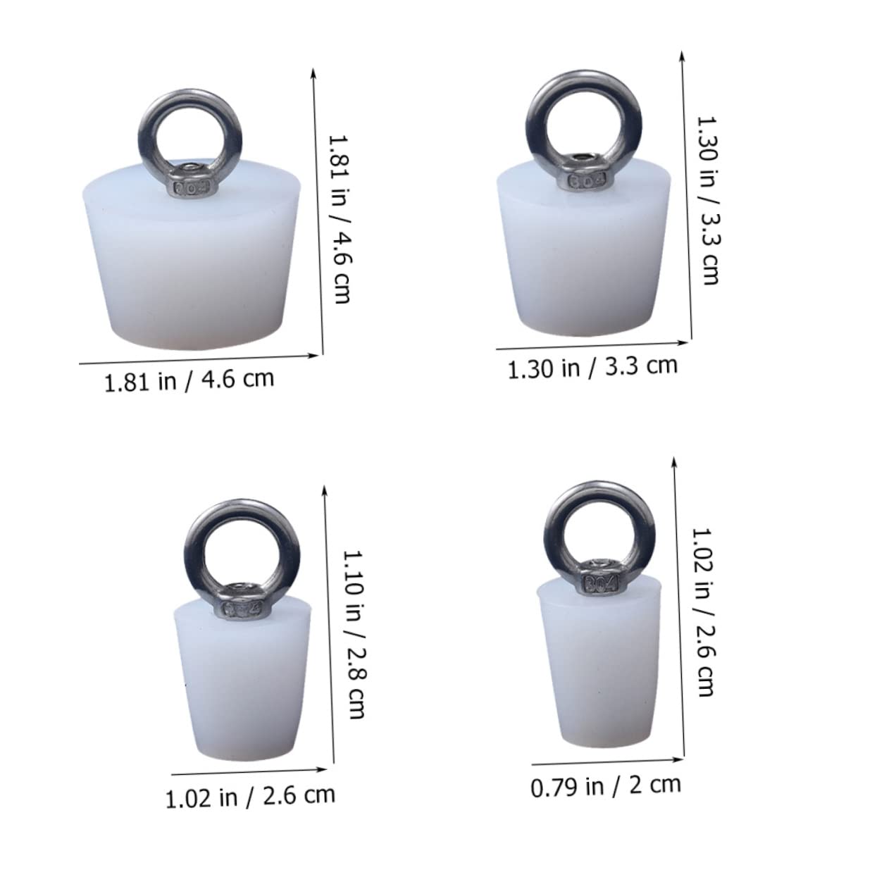 TOPBATHY 3 Set Tappo Per Vasca Da Bagno Tappo Per Scarico Dell'Acqua Tappo Per Scarico Tappo Per Lavabo Tappo Per Lavello Da Cucina Tappo Universale Per Vasca Da Bagno Uk 4 pezzi * 3