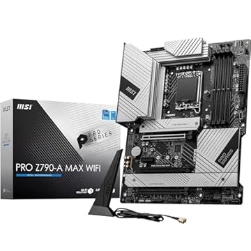 Placa Mãe MSI PRO Z790-A MAX WIFI7 (LGA 1700/4xDDR5/HDMI/DisplayPort/M.2/USB 3.2)