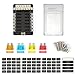 Amiss 12-Way Automobile Fuse Box, with LED Warning Indicator, Waterproof and Moisture-Proof Fuse Cover, Suitable for Automobiles and Ships, Car Interior Accessories