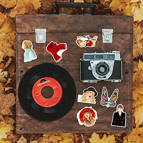 100 Pcs Singer Albums Stickers, Music Waterproof Vinyl Sticker For Water Bottles, Laptops, Skateboards, Guitars, Gifts For Teens, Music Fans, Adults #TOP3