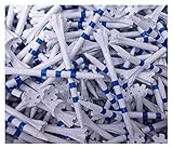 Champ Zarma Fly My Hite 3 1/4' Plastic Tees - White/Blue - 100 Tees in bulk