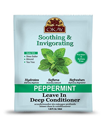 Okay Peppermint Soothing & Invigorating Leave In Conditioner 1.5 oz.