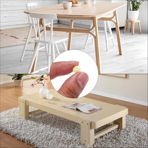 Image of MECCANIXITY 100pcs Plastic Hole Plugs, 5mm (3 /16 Inch) Beige Screw Caps Cover Snap in Locking Round Button Top Shelf Plugs for Cabinet Cupboard Bookcase License Plate Furniture