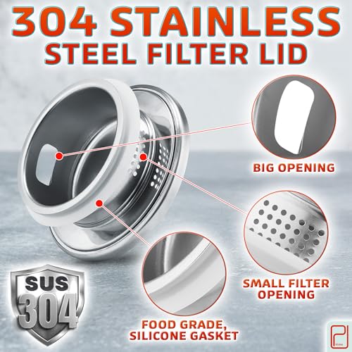 Foto von Karaffe aus Borosilikatglas mit Deckel und Ausgießer - Krug mit einzigartigem Rautenmuster für 2 Liter kaltes oder heißes Wasser - Getränkekanne für hausgemachten Eistee und Saft