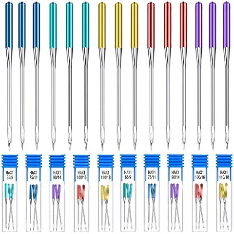 Agujas para Máquina de Coser MaoXinTek 30Pcs Cover
