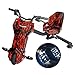 LKITYGF GUANHU Solide Scooter de Trike électrique avec Amortisseur à Ressort arrière arrière adapté aux Enfants de Plus de 6 Ans, Rouge (Color : Red)