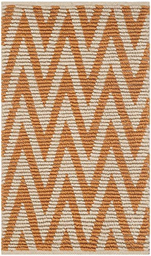 Tapete decorativo SAFAVIEH 114x69 cm natural naranja