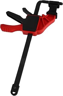 ASHATA クイックリリース トラックソー クランプ、45 スチール トラソー ガイド レール クランプ、木工用、90kg 力、2.76 インチ スロート深さ、5.91 インチ範囲