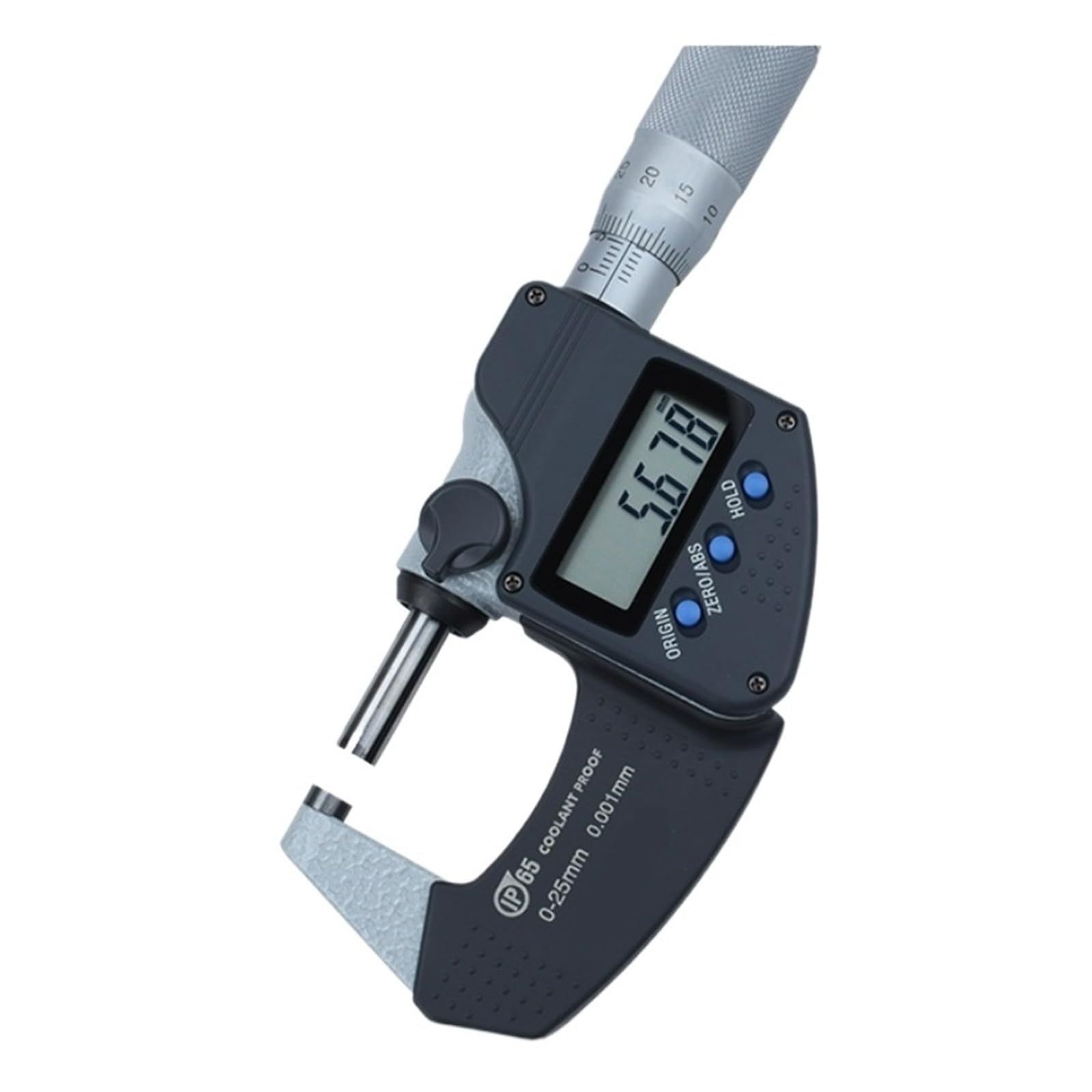 Zakres pomiarowy 0-25/50/75/100 mm/0,001 2 cyfrowe mikrometry zewnętrzne IP65 Dokładność 1 um Zmierz wszystko(75-100mm 293-243-30)