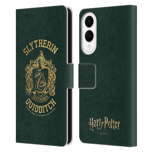 Étui Portefeuille Samsung Galaxy S25 Edge Harry Potter Slytherin Head Case Designs