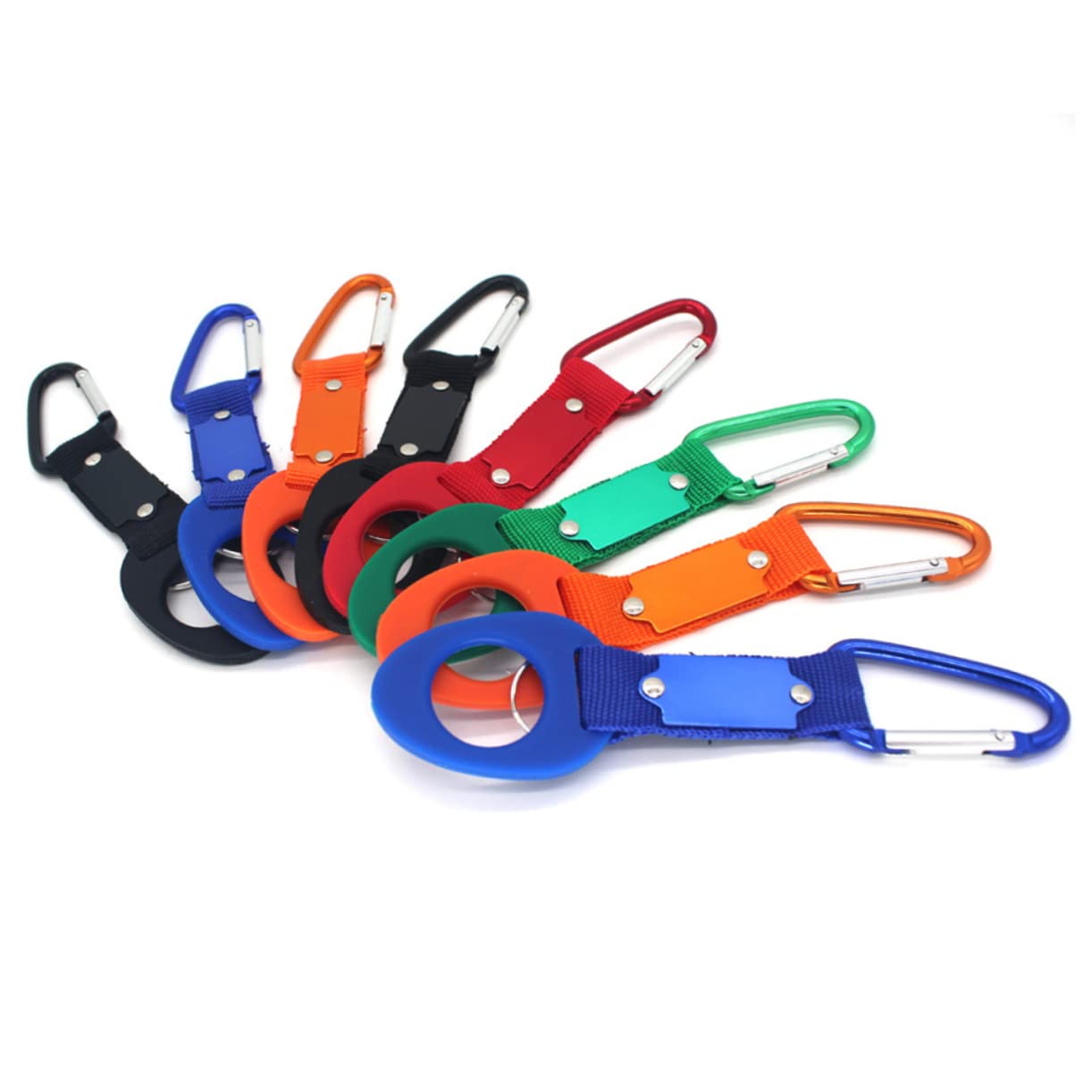 Toddmomy 3 Sätze Wasserflaschenhalter Clip Tragbarer Haken Für Rucksack Für Outdoor Aktivitäten Wie Camping Und Reisen Zufällige Zufällige Farbe 6 Stück * 3