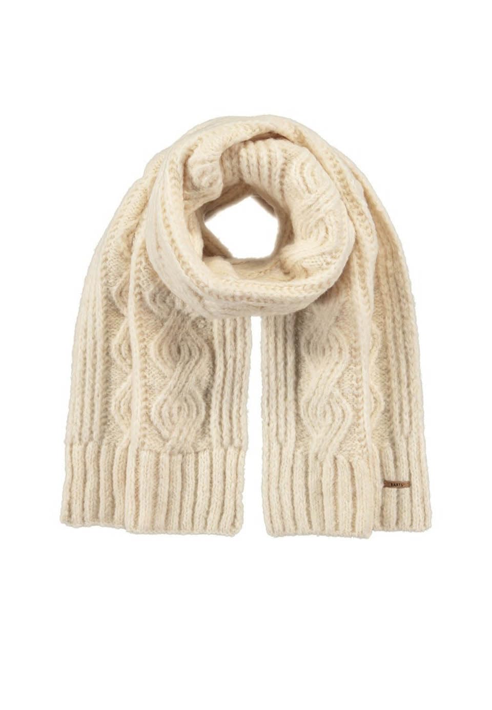 Barts Farrah Scarf Heavy Scarf, Cream, Uni Woman