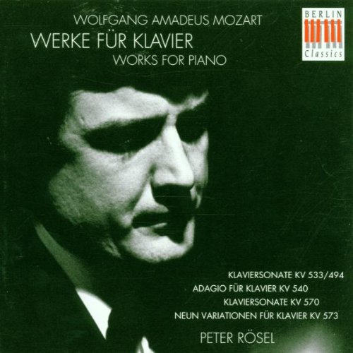 Sonata in F / Adagio in B Minor / Sonata in B-Flat [Audio CD] Mozart and Rosel