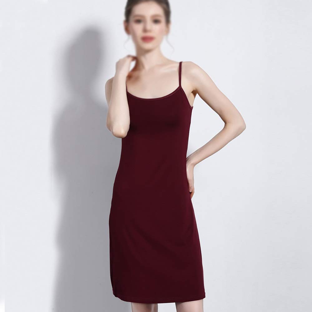 burgundy summer dress