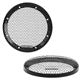 Ground Zero GZ Grill 80 8" / 20 cm NRG Midwoofergrill altoparlante griglia nera (1 paio, profondità 25 mm)