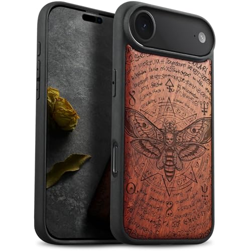 Coque antichoc iPhone 17 Air Carveit en bois : finie la peur des chutes avec style Magsafe