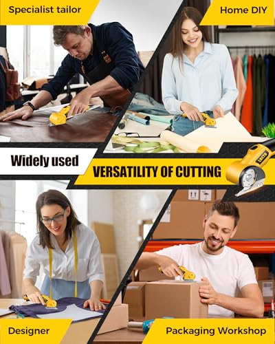 Electric Scissors, Cardboard Cutter, With LED Light, High-Efficiency Brushless Motor, 2000mAh Battery, Tungsten Steel Blade, Suitable for Cloth, Cardboard, Leather, Carpet