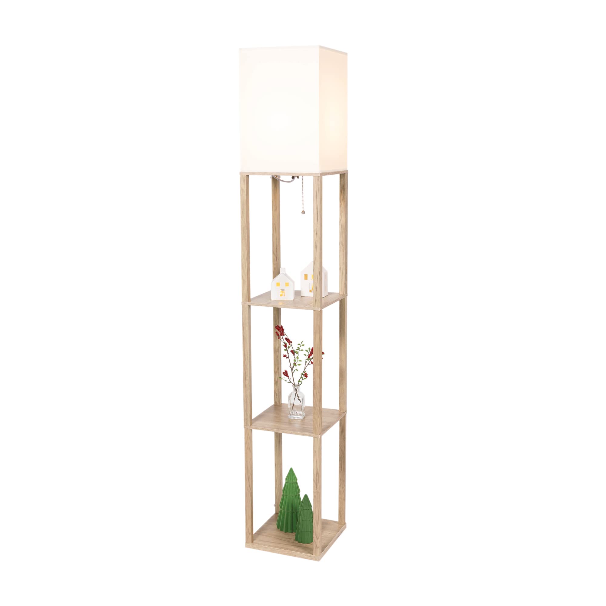 Buy ATAMIN Alvis Floor Lamp with Shelves, Modern LED Standing Floor