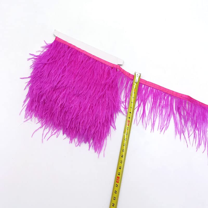 Piume Di Struzzo Bianche 1m Con Nastro Di Raso - Per Costumi, Artigianato E Decorazioni - Foto 9