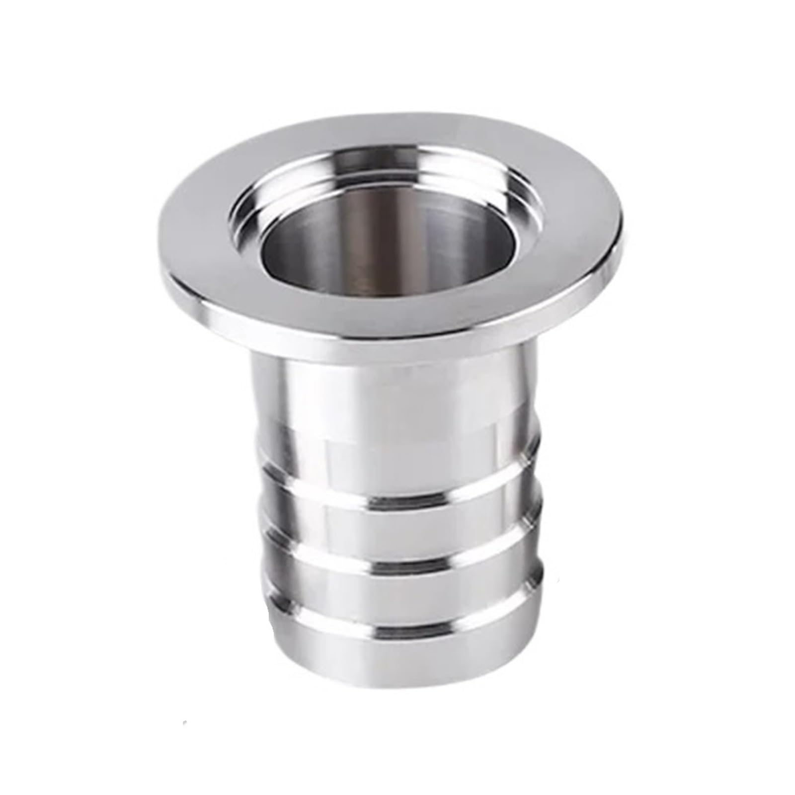 1pcs 6-50mm Hose x KF10/16/25/40/50 Vacuum Clamp SUS304 Pipe Fitting Connector (8mm,KF50-Hose x KF Clamp)