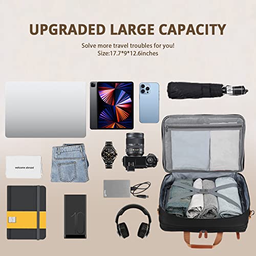 Image of Molnia 3 in 1 Laptop Backpack,17.3 inch Computer Bags for Men, Briefcases For Men, For Travel Bussiness School Men Women