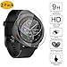 Produktbild AumoToo Garmin Vivoactive 3 Bildschirmschutz, 2 Pack Full Coverage gehärtetem Glas Displayschutzfolie für Garmin Vivoavtive 3 GPS Smart Watch, Anti-Scratch, Anti-Fingerabdruck, blasenfrei