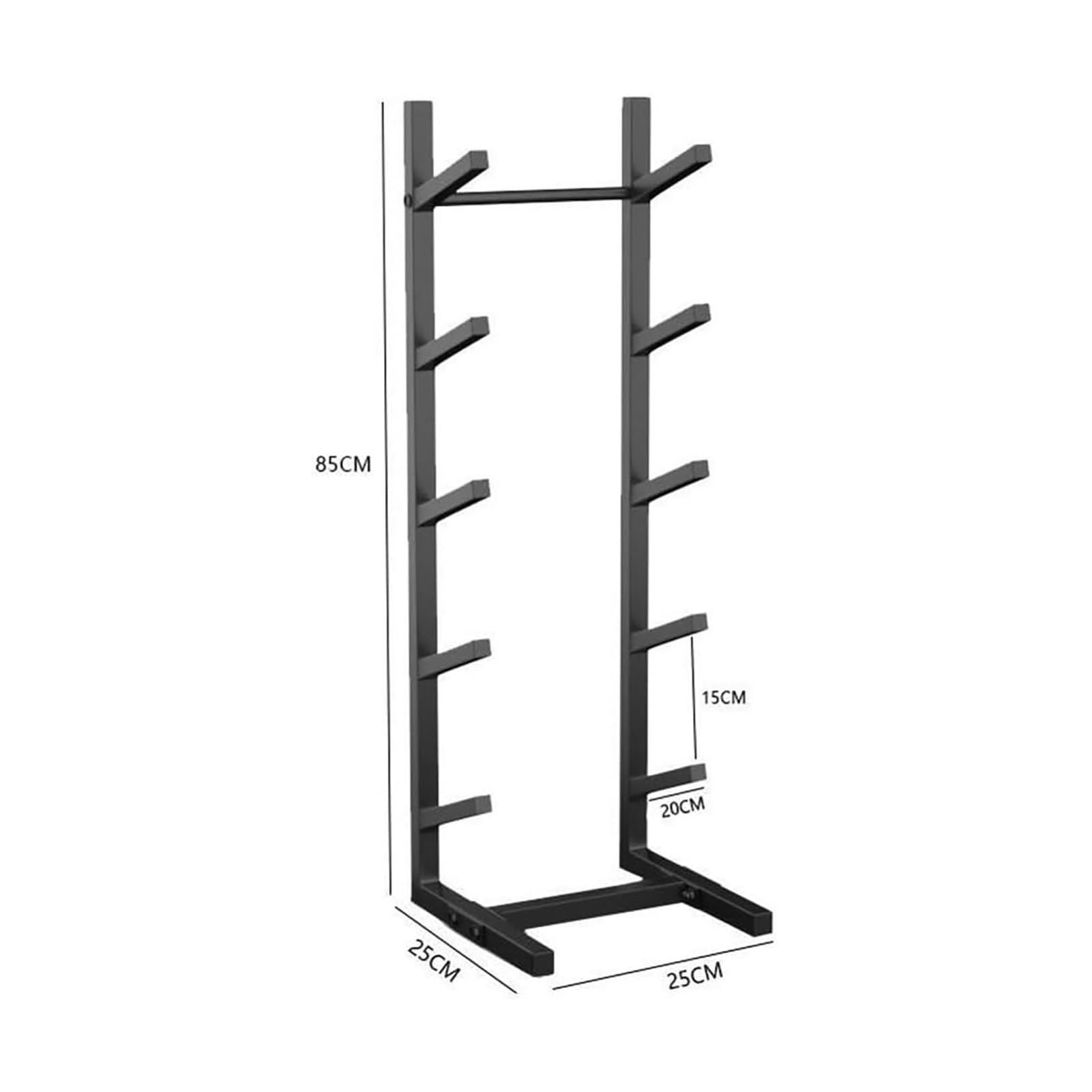 Snowboard Storage Holder - 5-Tiers Ski Rack | Wakeboard Rack, Sample Board Display Rack, Rack Floor Display Stand for Garage/Shop