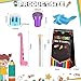Colarr 145 Pcs 145 Pcs Back to School Gifts for Students Welcome Back to School Bags, Animal Stamps, Pencils, Handwriting Grips, Sharpeners, Rulers, Stickers for Classroom Gifts Goodie Bags Fillers