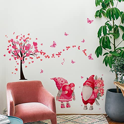 Vinilos decorativos 3D de corazones para pared Día de San Valentín miniatura 5